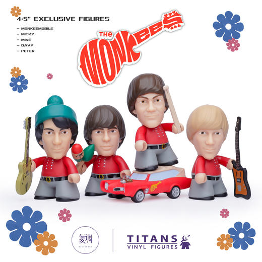 现货 Titans The 门基乐队 人物系列 Monkees 商品图0