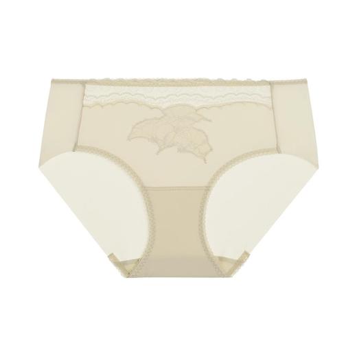 爱慕美体24AW简塑内裤女棉质底裆性感蕾丝中腰平角裤 商品图1