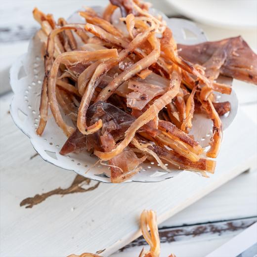 【顺丰/京东】现烤鱿鱼系列| 鱿鱼头/鱿鱼丝，精选渤海湾捕捞鱿鱼，现烤才是真的鲜，高蛋白小零食，无添加剂，120g/袋 商品图5