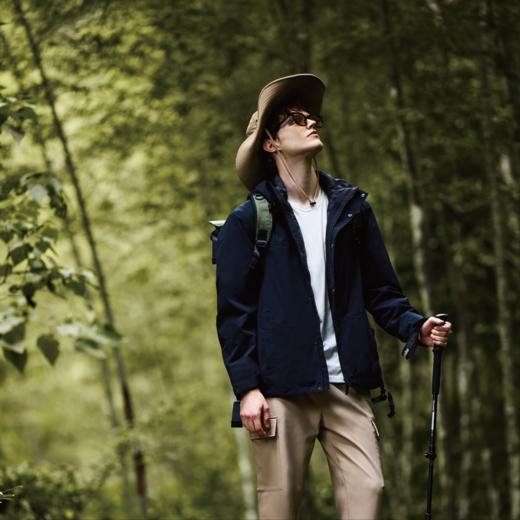 佐丹奴男装2024新款防风防水保暖【三合一】外套01074603 商品图1