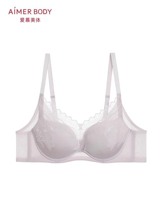 爱慕美体内衣女简塑3/4软钢圈水袋模杯小胸聚拢蕾丝文胸 商品图1