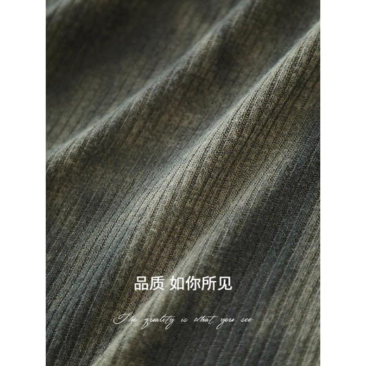 【秒杀】COCOBELLA新中式扎染针织衫设计感温柔气质高领打底衫TS7062 商品图4