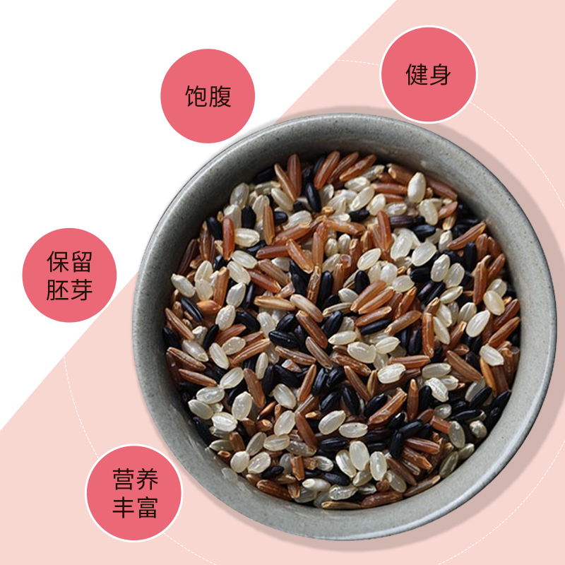【彩色糙米】均衡搭配 保留胚芽 营养丰富 来自农村的新米 吃的放心口感好！
