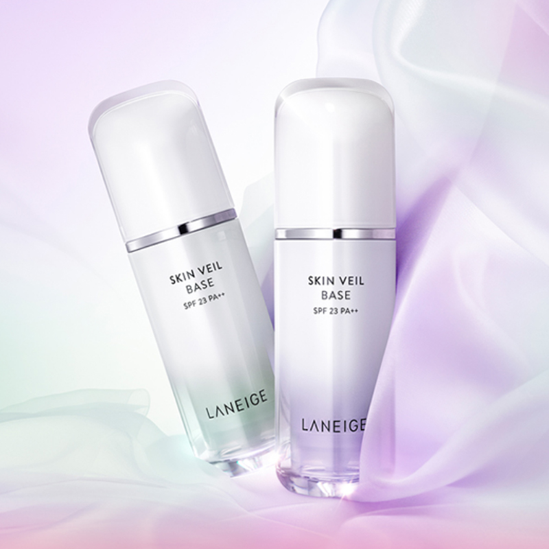 兰芝雪纱丝柔防晒隔离乳 40紫色 30ml  #60号绿色 30ml