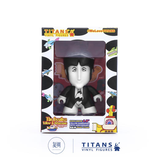 现货 Titans 披头士 4.5英寸 黑白复古版 商品图3