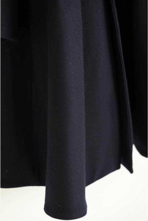 ECOLE DE CURIOSITES 深海军蓝洛登羊毛披风大衣(全内衬) 商品图14