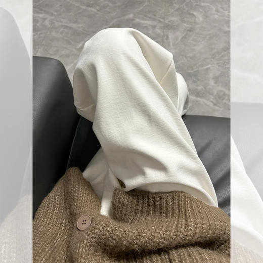 <曾小咸推荐>  秋冬款肌理慵懒感奶油加绒山本裤 日常159/件 活动价89.99！！175/2件！！【最后一点现货，拍完下架】 商品图0