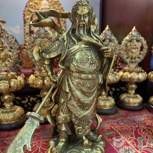 关公铜摆件（26公分） 商品图1