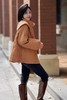 ANSUABEL 橘棕色华夫格抽绳羽绒外套 19356 商品缩略图3