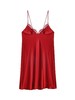 爱慕婚礼之夜红品睡衣女含真丝性感蕾丝细带吊带睡裙 商品缩略图2