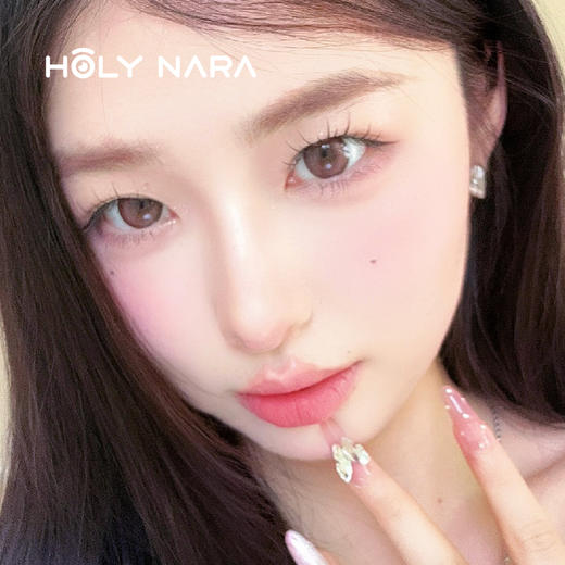 【半年抛】Holy Nara溜溜球紫/棕 直径:14.5mm 含水38%（半年抛1片/盒 不同度数请拍两盒） 商品图3