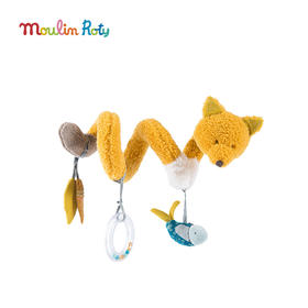 Moulin Roty 黄色小狐狸多功能床绕车绕 床挂 适合年龄0岁+ 奥尔加的旅行系列 100%纯棉制 法国品牌 714079