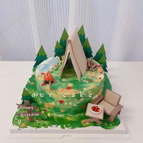 一起去露营蛋糕(提前2天以上预定)-低糖处理无添加