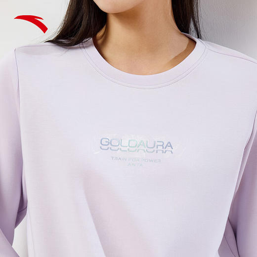 安踏（ANTA）易打理卫衣丨圆领套头衫女士秋季新款休闲运动上衣162447740 商品图2