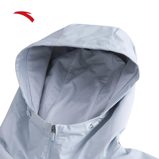 安踏防泼水外套 女款冬季梭织夹克跑步训练风衣运动上衣162447605N 商品图2