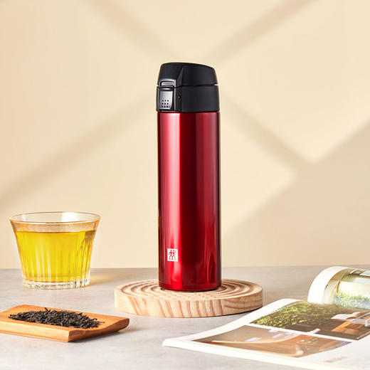 ZW-BP101 双立人真空弹跳杯450毫升 金属红 商品图5