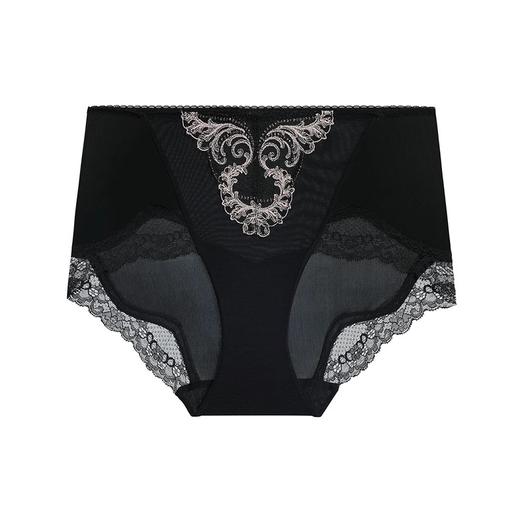 爱慕美体微雨斓姗内裤女棉质底裆性感蕾丝高腰平角裤 商品图3