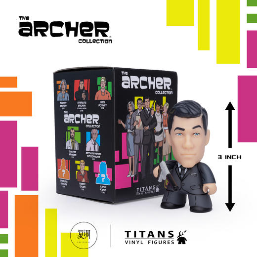 现货 Titans 风流007 盲盒系列 Archer 商品图2