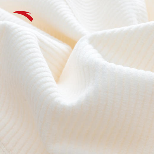 安踏薄绒长T丨运动长袖女冬季新款小高领保暖跑步针织衫上衣162445405 商品图5