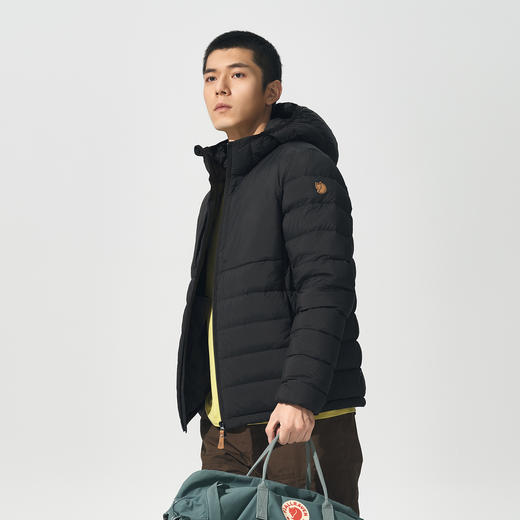 北极狐 男士白鹅绒羽绒服 2024新款加厚保暖短款鹅绒服09242121 商品图1