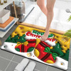 【圣诞专属礼物！卡通地垫】新款圣诞卡通硅藻泥风格地垫3D视觉膨胀地垫卫浴吸水垫 商品缩略图9