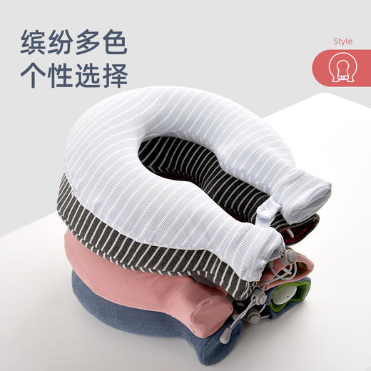 u型热水袋颈椎热敷缓解注水装水毛绒暖宝宝橡胶冲水硅胶女暖水袋 商品图1