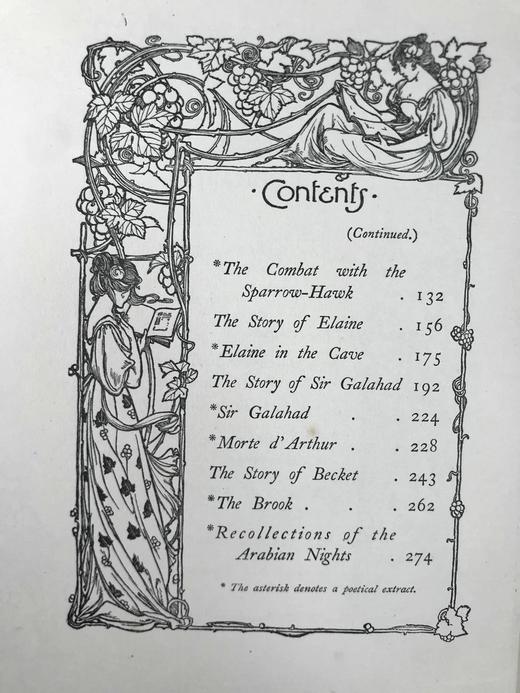 约20世纪早期 安德鲁·朗格夫人《走近丁尼生》 16幅彩色插图 漆布精装18开 商品图5