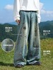 马得工地/MDGDCK243201/涂鸦洗旧复古牛仔裤 商品缩略图1