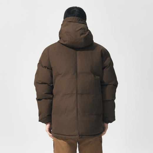 北极狐 男士白鹅绒羽绒服 2024加厚保暖两面穿连帽羽绒夹克83259 商品图1