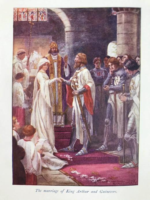 约20世纪早期 安德鲁·朗格夫人《走近丁尼生》 16幅彩色插图 漆布精装18开 商品图2