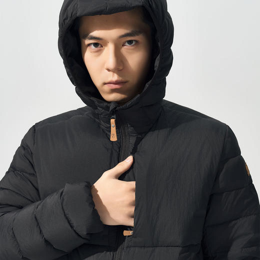 北极狐 男士白鹅绒羽绒服 2024新款加厚保暖短款鹅绒服09242121 商品图3