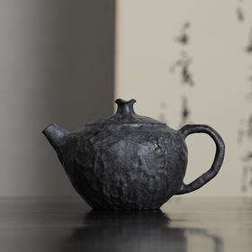 【冰碛岩】国大师何伟强亲工宝珠随形冰碛岩石壶