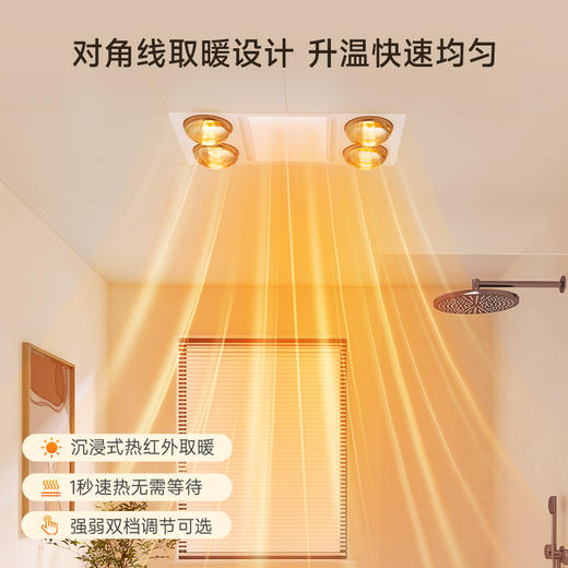 OPPLE欧普照明和沐灯暖浴霸排气扇一体取暖器 商品图1