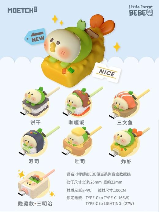 小鹦鹉PD-LIGHTNING便当系列数据线快充套装 商品图4
