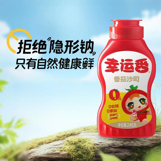 【秒杀】幸运番番茄沙司245g*2瓶 商品图0