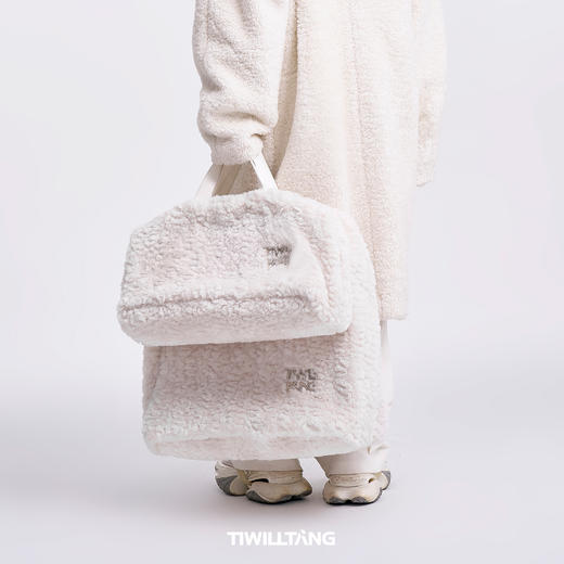 启世录TIWILLTANG"茆肜㬔玥”毛绒波士顿包 商品图1