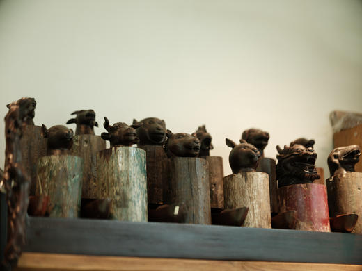 小叶紫檀 十二生肖 一套 配底座【器悟雅玩】 商品图1