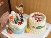 私人订制：内含多图，五寸双拼蛋糕，全部装饰可食用，提前48小时以上预定，退休遇上生日，主题可私人订制 商品缩略图2
