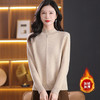 CC-101-8979秋季新款加绒厚款保暖毛衣针织打底衫休闲通勤洋气女上衣女 商品缩略图1