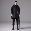 PINLI品立裁魂2024冬季新款翻领中长款棉服男士潮牌宽松棉衣外套BC243105108 商品缩略图0