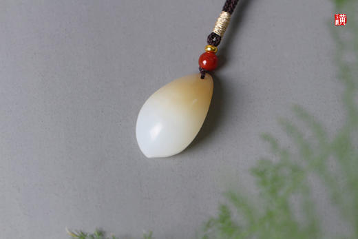 和田糖白玉【玉兰】吊坠 配精美挂绳 商品图1