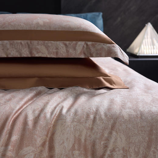 高奢品140支贡缎匹马棉色织提花四件套 欧世复购轻奢风套件 商品图14