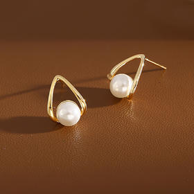 Winy925纯银浪漫水滴耳钉轻奢小众高级感耳饰送女友闺蜜生日礼物