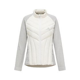 【七折特卖】SURPINE松野湃美利奴羊毛针织羽绒内胆中间层女保暖滑雪夹克外套 MLDJDW024