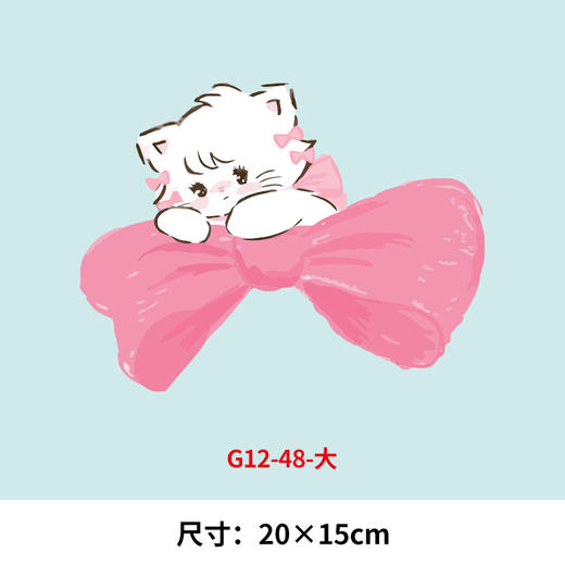 童装mikko卡通动物印花辅料烫贴热转印白墨烫画烫图图案耐水洗diy 商品图2