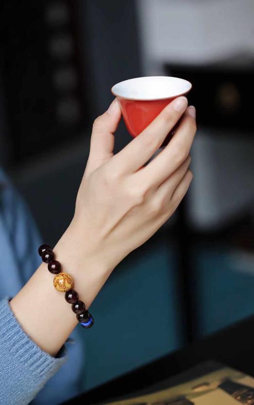 小叶紫檀原创【心清】手串12mm，14颗 商品图6