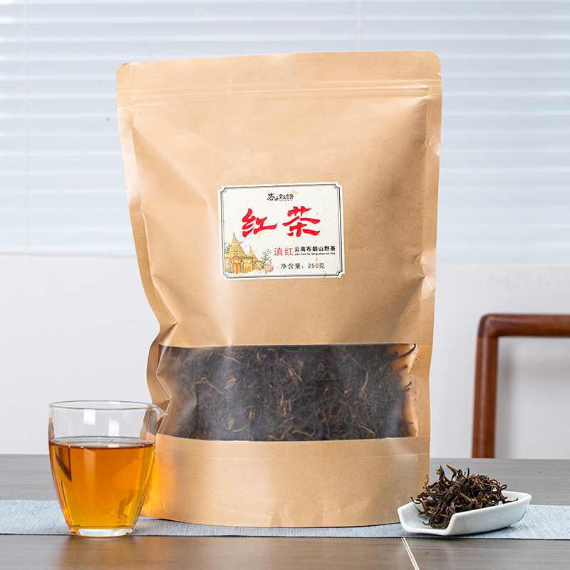 春之秘语丨布朗山滇红 云南乔木红茶 一级 250g 袋装 花香果香迷人入口醇厚