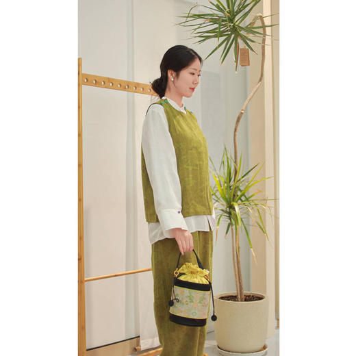 方仪•高腰萝卜裤（24809063-方仪）+马甲（24804054b-方仪） 商品图3