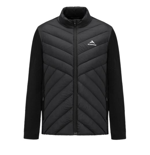 【七折特卖】SURPINE松野湃美利奴羊毛针织羽绒服内胆滑雪中间层保暖夹克外套 MLDJDM023 商品图0