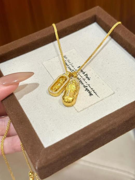 金刚忤貔貅项链沙金镀金不易掉色 商品图7
